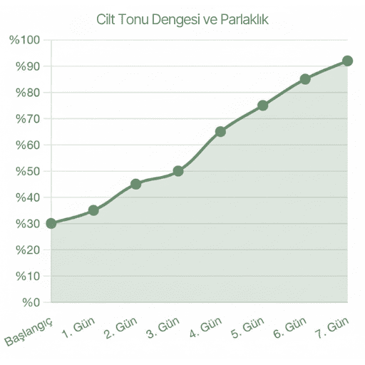 1 haftalık cilt gelişim grafiği